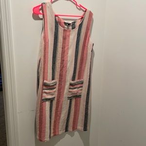 Charlie dress striped med